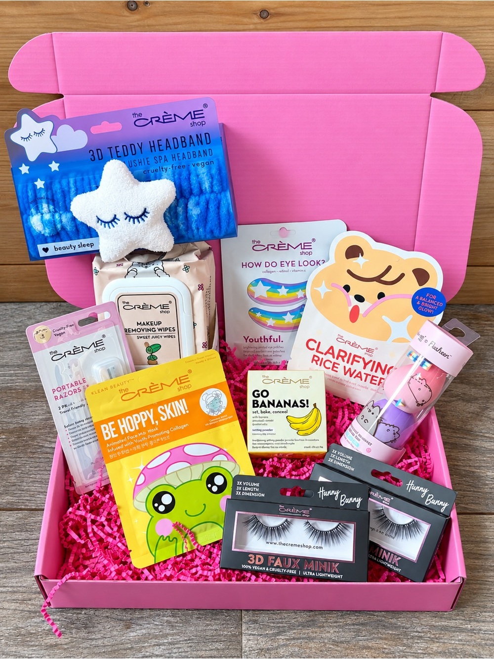 The Crème Shop Beauty & Self-Care Gift Box | Skincare, Lashes &